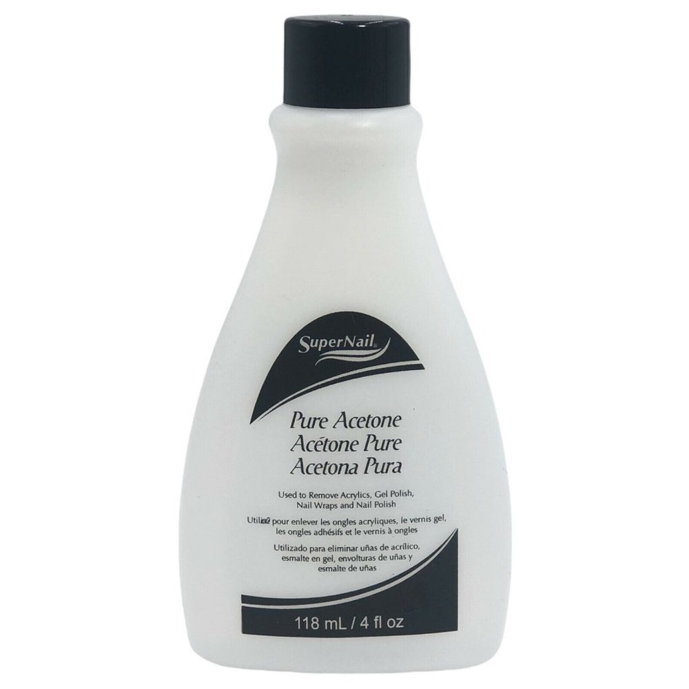 Supernail Pure Acetone 4 fl oz, Lot of 2, New